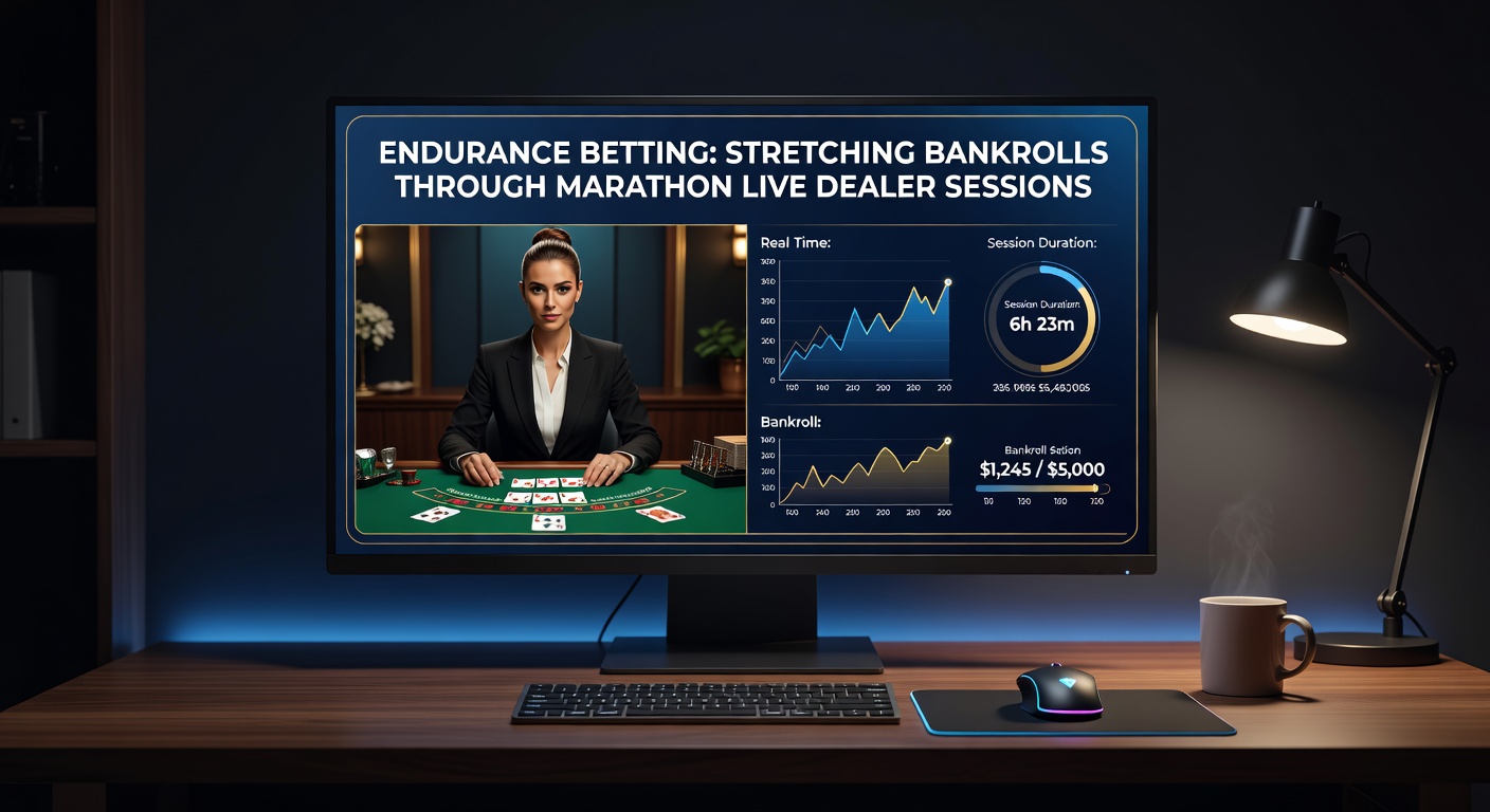 Close-up of a bankroll spreadsheet on a laptop next to a live dealer roulette wheel, showing unit calculations and session timers amid coffee cups and notes