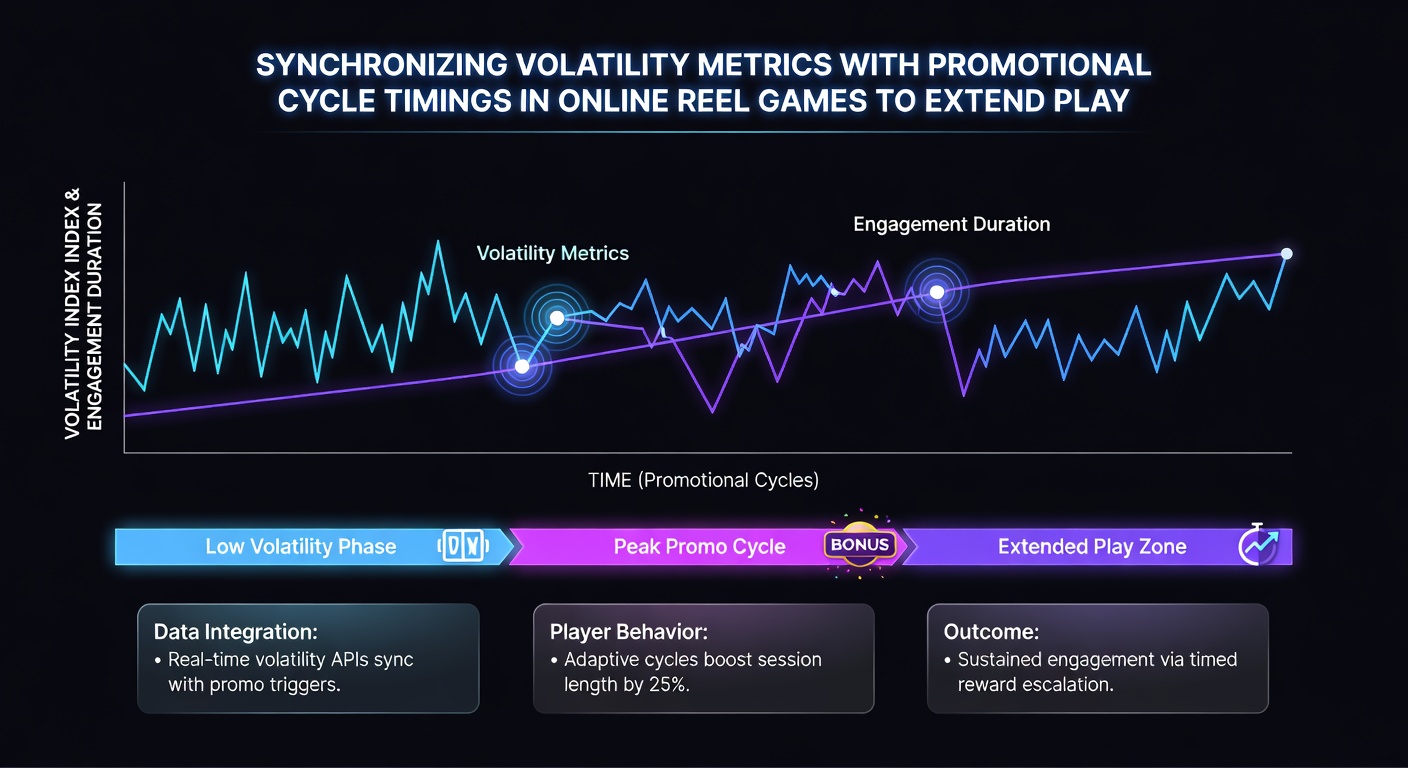 Chart illustrating session duration increases when volatility categories match active promotional offers in reel-based games